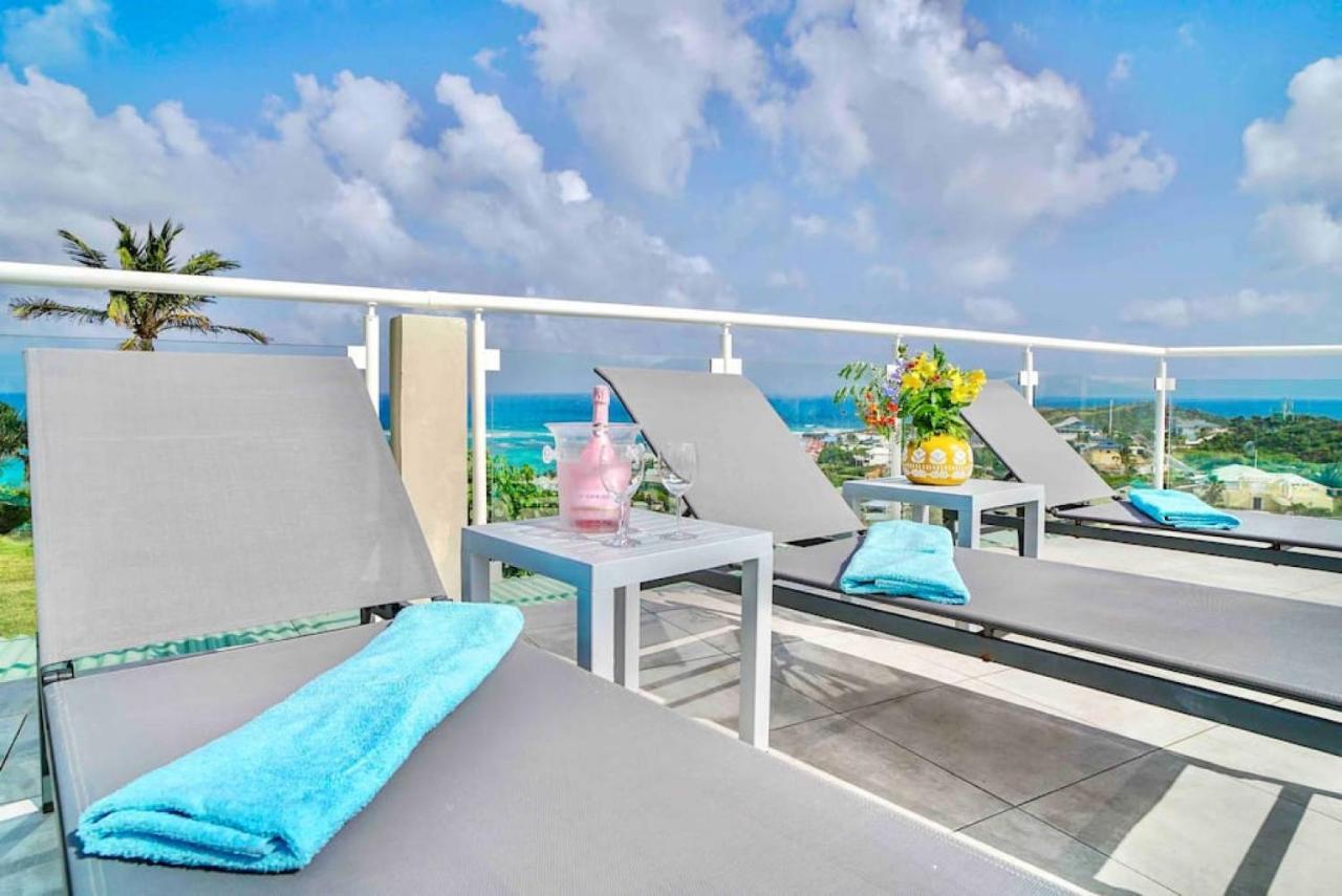 V5 Between Sky And Sea, Caribbean Magical View Oyster Pond 외부 사진